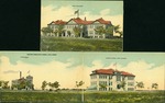 Postcards: First Three Academic Buildings on Campus