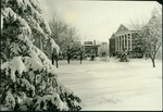 Picken Hall in the snow by George Fryer Sternberg 1883-1969