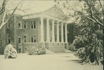 Picken Hall in the snow