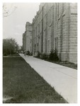 Students Walking Near Forsyth Library