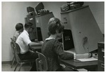 Students Using Forsyth Library Microfilm Machines