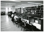 Students Sitting at Forsyth Library Study Carrels