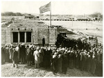 Laying of Cornerstone at Forsyth Library