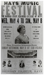 Hays Music Festival at Sheridan Coliseum Poster