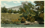 Sheridan Coliseum and Normal Lake Postcard