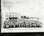 Student Class on Lawn of Sheridan