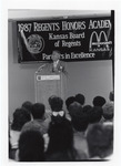 President Edward H. Hammond Speaking at 1987 Regents Honors Conference
