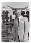 President Edward H. Hammond in Front of Picken Hall