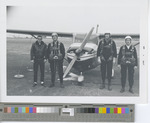 Cessna 182 Airplane and Four Pilots in March 1965