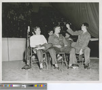 Photograph of Fort Hays Kansas State College Students Performing at the 50th Anniversary Commemoration on a Stage in Sheridan Coliseum October 31, 1952 (5)