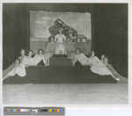 Dancers Posing on Stage for Fort Hays Kansas State College’s 50th Anniversary