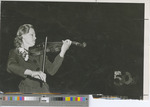 Violin Player at the 50th Anniversary of the Founding of Fort Hays State University