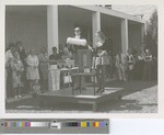 Time Capsule Burial at Forsyth Library—75th FHSU Anniversary—1977