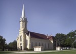 St. Catherine Catholic Church and rectory by Mitch Weber
