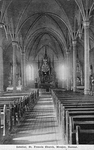 Nave and sanctuary of the St. Francis Catholic Church by Patty Nicholas