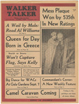 Walker Talker: Saturday, September 2, 1944 by Walker Talker Editorial Staff