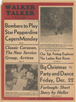 Walker Talker: Saturday, December 16, 1944 by Walker Talker Editorial Staff
