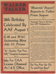 Walker Talker: Saturday, July 28, 1945 by Walker Talker Editorial Staff