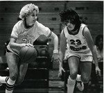 Cindy O'Neal Evades Guard by Fort Hays State University Athletics
