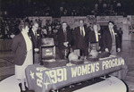 NAIA 1990-1991 Women's Basketball Championship Trophy Table
