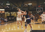 Player Being Blocked by Fort Hays State University Athletics