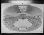 Architectural Drawing of Sheridan Coliseum's Gymnasium by Lyman Dwight Wooster