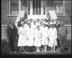 St. Anthony Hospital Nurses and Staff by Lyman Dwight Wooster