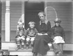 Ellen Wooster and Children by Lyman Dwight Wooster
