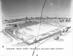 Drawing of Proposed Athletic Field by Lyman Dwight Wooster