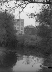 View of the Sheridan Coliseum and Picken Hall from Across Big Creek