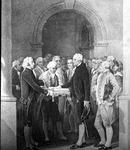 George Washington Taking Oath of Office by Lyman Dwight Wooster