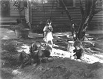 Wooster Children Playing in Sand Pile by Lyman Dwight Wooster