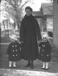 Mary O. Smith Wooster and Twins by Lyman Dwight Wooster